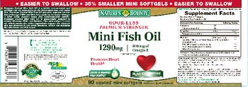 Nature's Bounty Mini Fish Oil 1290 mg - supplement