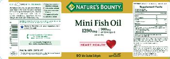 Nature's Bounty Mini Fish Oil 1290 mg - supplement