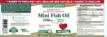 Nature's Bounty Mini Fish Oil 1290 mg - supplement