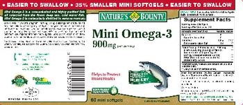 Nature's Bounty Mini Omega-3 900 mg - supplement