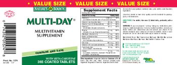 Nature's Bounty Multi-Day Multivitamin Supplement - multivitamin supplement