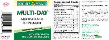 Nature's Bounty Multi-Day - multivitamin supplement