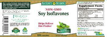 Nature's Bounty Non-GMO Soy Isoflavones - supplement