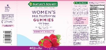 Nature's Bounty Optimal Solutions Women's Multivitamin Gummies With Collagen Raspberry Flavored - supplement
