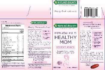 Nature's Bounty Prenatal Multi Healthy Mom - supplement