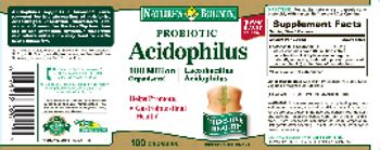 Nature's Bounty Probiotic Acidophilus - supplement