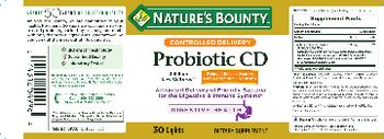 Nature's Bounty Probiotic CD - supplement