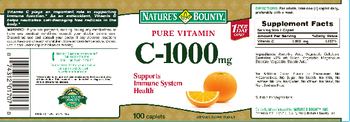 Nature's Bounty Pure Vitamin C-1000 mg - vitamin supplement