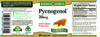 Nature's Bounty Pycnogenol 30 mg - supplement