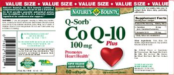 Nature's Bounty Q-Sorb Co Q-10 plus 100 mg - supplement