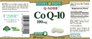 Nature's Bounty Q-Sorb CoQ-10 100 mg - supplement