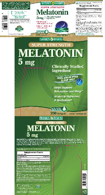 Nature's Bounty Super Strength Melatonin 5 mg - supplement