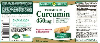 Nature's Bounty Turmeric Curcumin 450 mg - herbal supplement