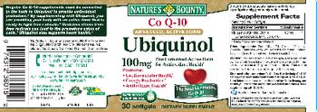 Nature's Bounty Ubiquinol 100 mg - supplement