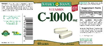 Nature's Bounty Vitamin C-1000 mg - supplement