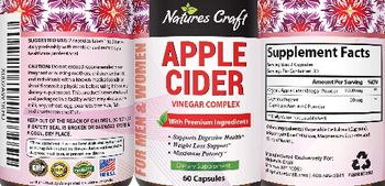 Natures Craft Apple Cider Vinegar Complex - supplement