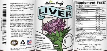 Natures Craft Liver Support with Milk Thistle - supplement