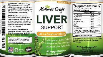 Natures Craft Liver Support - supplement