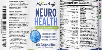 Natures Craft Neuro Health - supplement