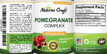 Natures Craft Pomegranate Complex - supplement