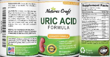 Natures Craft Uric Acid Formula - supplement
