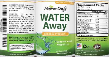 Natures Craft Water Away - supplement