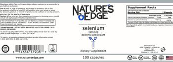 Nature's Edge Selenium 100 mcg - supplement