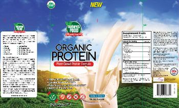 Nature's Food Organic Protein Vanilla Bean - supplement