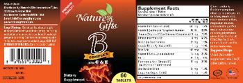 Nature's Gifts B Complex Plus C & E - supplement