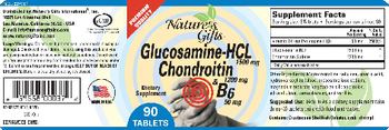 Nature's Gifts Glucosamine-HCL 1500 mg Chondroitin 1200 mg & B6 50 mg - supplement