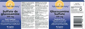Nature's Harmony Glucosamine Sulfate 500 mg - 