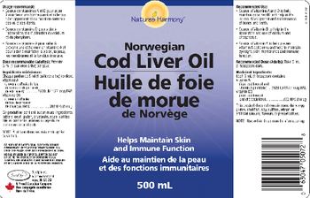 Nature's Harmony Norwegian Cod Liver Oil - 