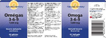 Nature's Harmony Omega 3-6-9 1200 mg - 