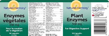 Nature's Harmony Plant Enzymes 500 mg - 