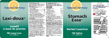 Nature's Harmony Stomach Ease - herbal laxative