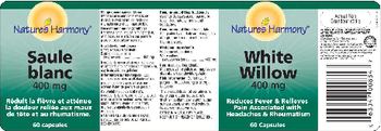 Nature's Harmony White Willow 400 mg - 