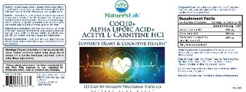 Nature's Lab CoQ10 + Alpha Lipoic Acid + Acetyl L-Carnitine HCl - supplement