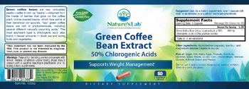 Nature's Lab Green Coffee Bean Extract - supplement