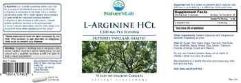 Nature's Lab L-Arginine HCl 1,500 mg - supplement