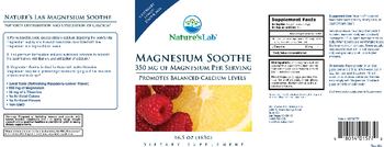 Nature's Lab Magnesium Soothe 350 mg Raspberry Lemon - supplement