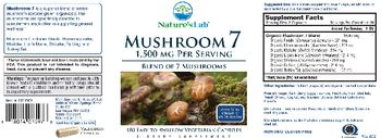 Nature's Lab Mushroom 7 1,500 mg - supplement