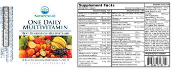 Nature's Lab One Daily Multivitamin - supplement