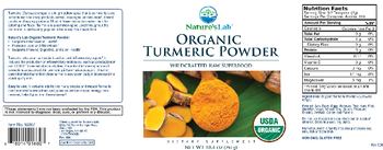 Nature's Lab Organic Turmeric Powder - supplement