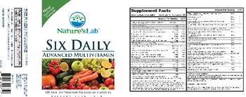 Nature's Lab Six Daily Advanced Multivitamin - supplement