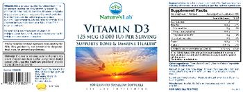 Nature's Lab Vitamin D3 125 mcg - supplement