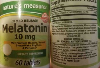 Nature's Measure Melatonin 10 mg - supplement