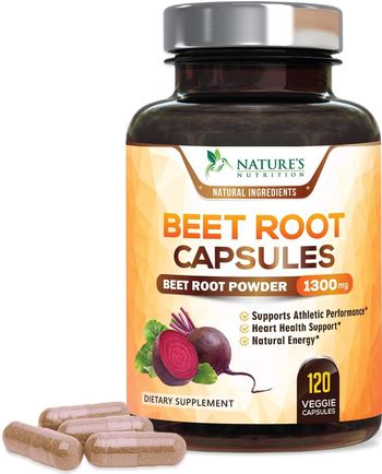 Nature’s Nutrition Beet Root Capsules - supplement