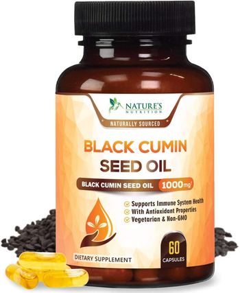 Nature’s Nutrition Black Seed Oil Capsules - supplement