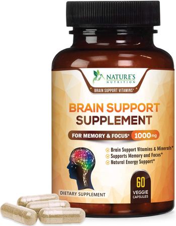 Nature’s Nutrition Brain Support Supplement - supplement