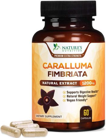 Nature’s Nutrition Caralluma Fimbriata Extract Extra Strength 1200mg - supplement